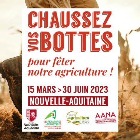 Chaussez vos bottes 2023 : référencez vos événements en lien avec l’agriculture !