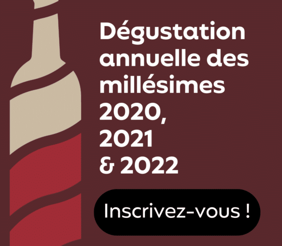 DEGUSTATION ANNUELLE