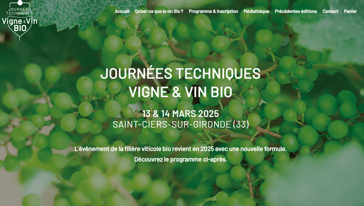 Journées techniques Vigne & Vin Bio