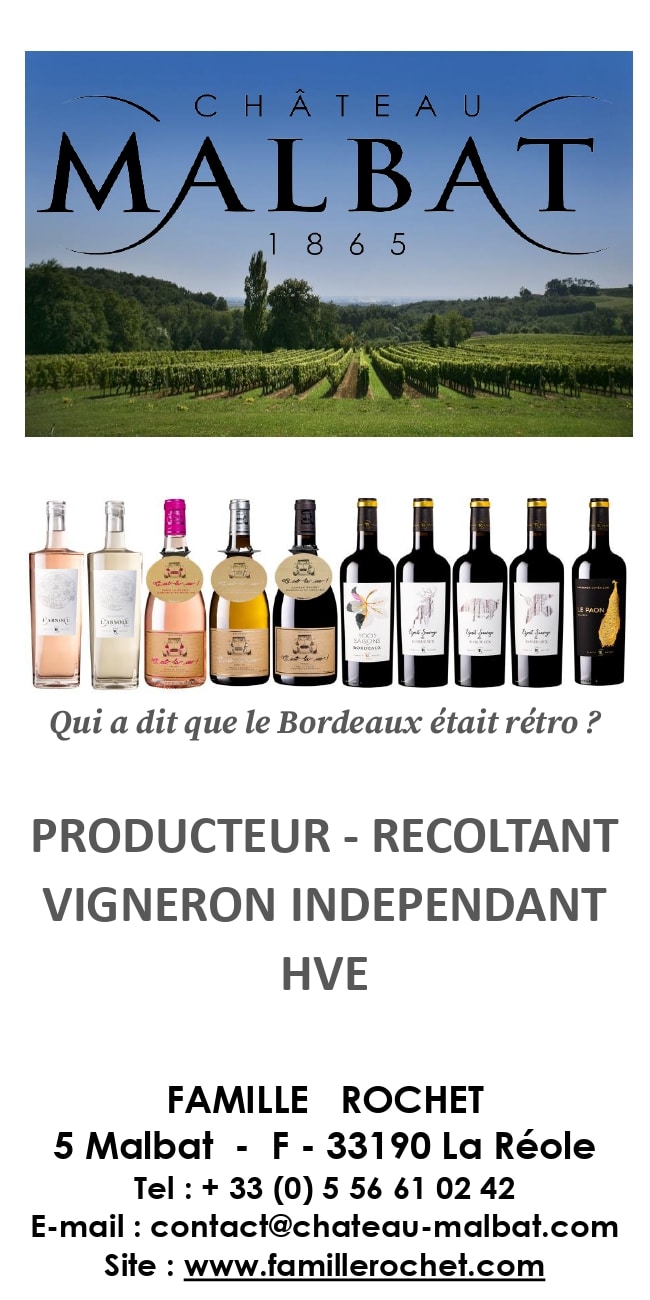 Château Malbat : notre gamme de vins