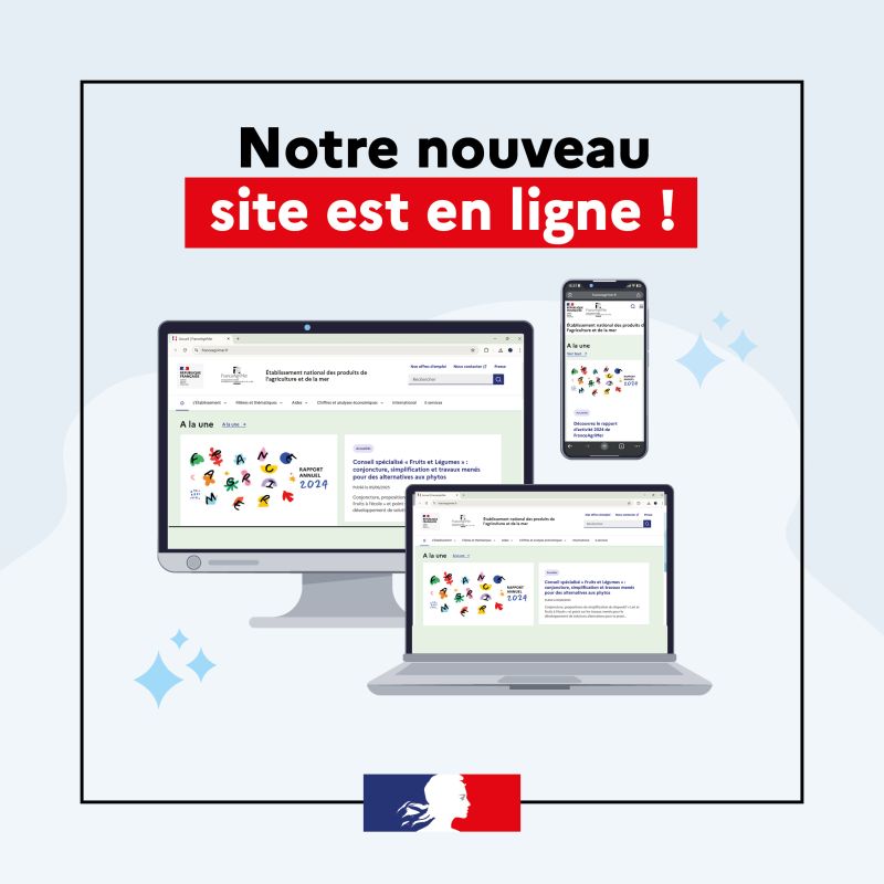 Un nouveau site Internet pour FranceAgriMer