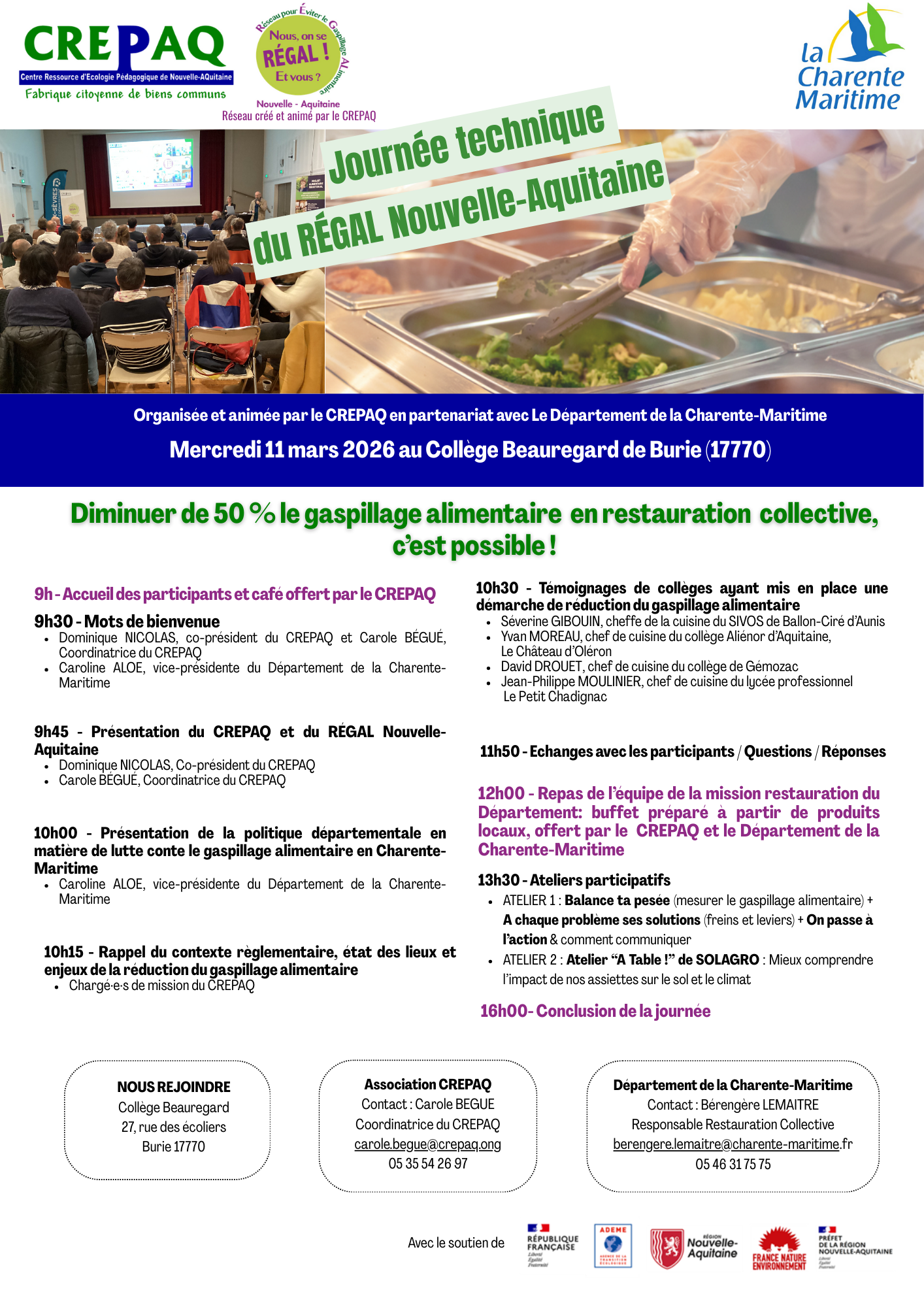 Réduire le gaspillage alimentaire de 50% en restauration collective, c&rsquo;est possible !