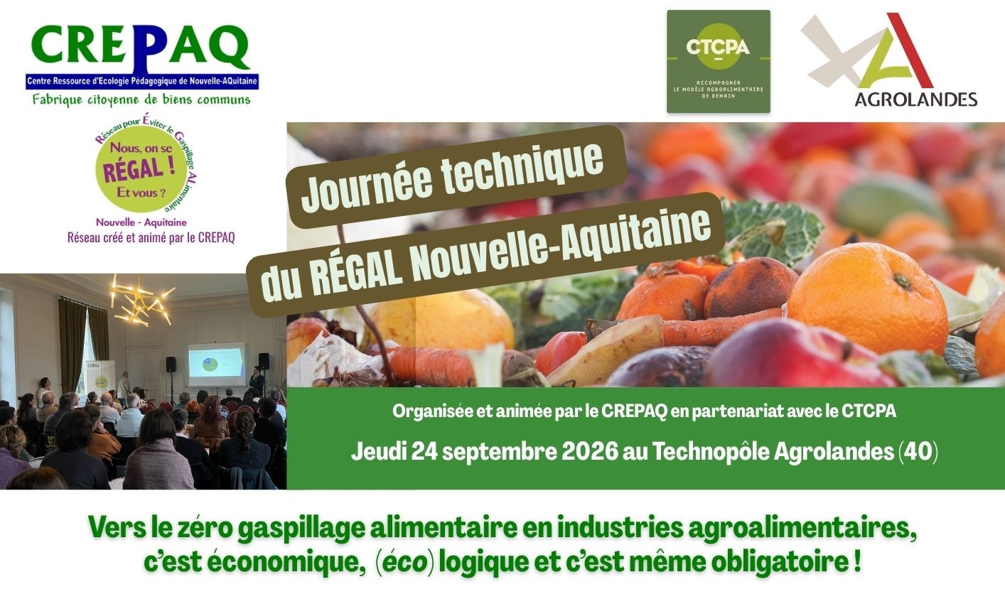 Vers le zéro gaspillage alimentaire en industrie agroalimentaire, c&rsquo;est économique, (éco)logique et c&rsquo;est même obligatoire !
