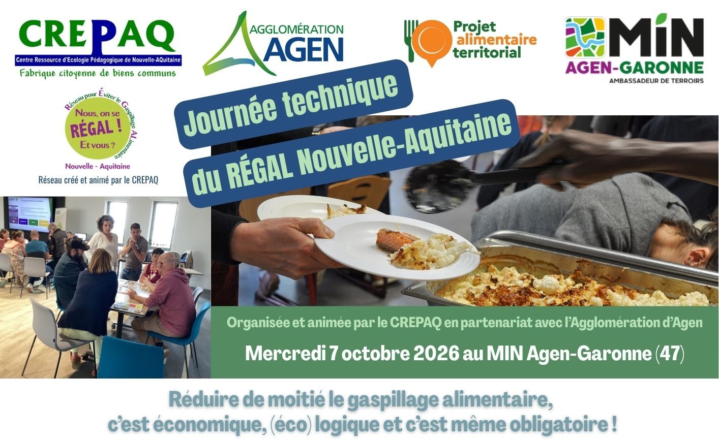 [47 – AGEN] – Journée Technique Lutte contre le gaspillage alimentaire